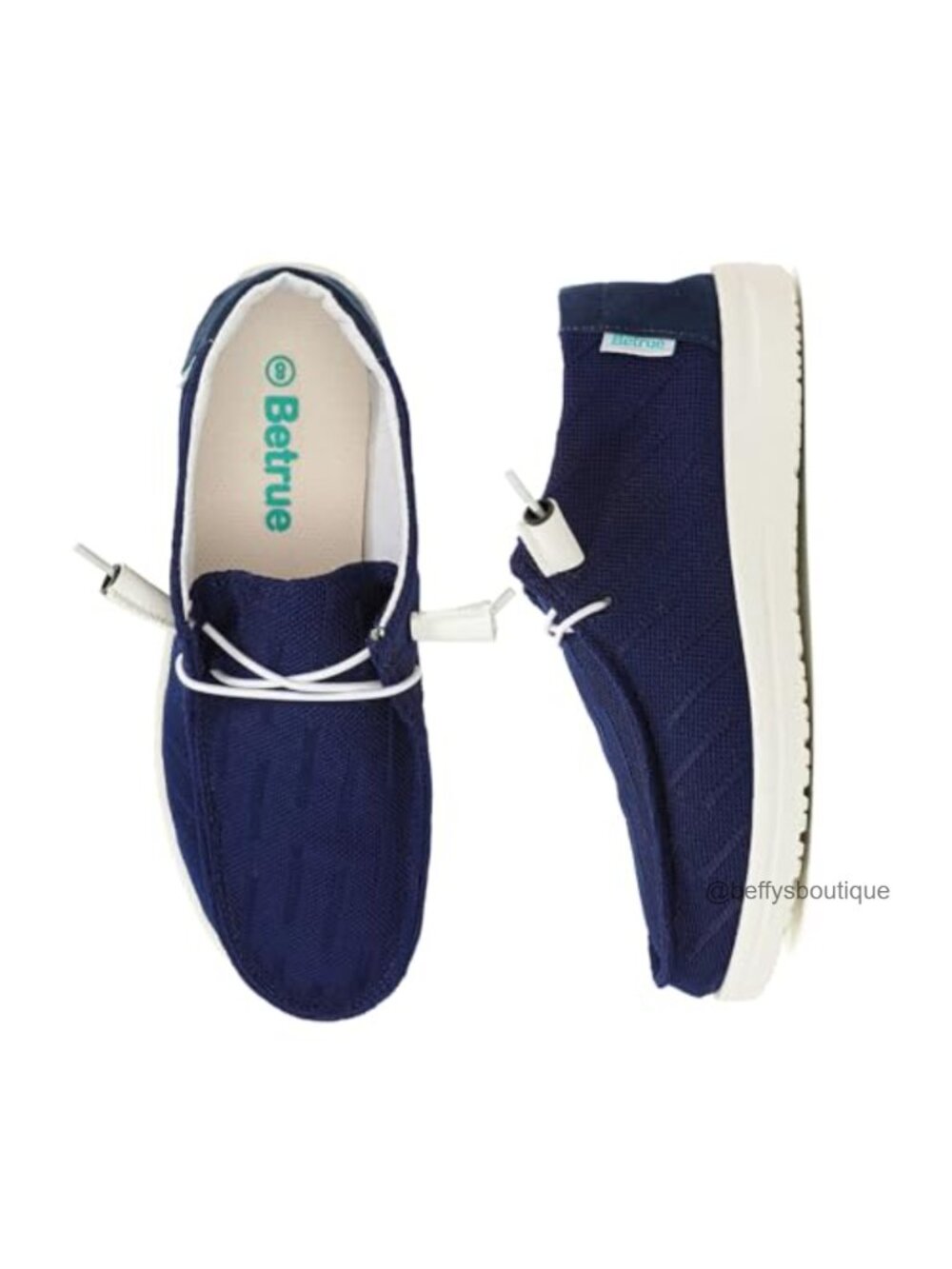 Women's Lightweight Boat Shoes Slip On Breathable Canvas Loafers